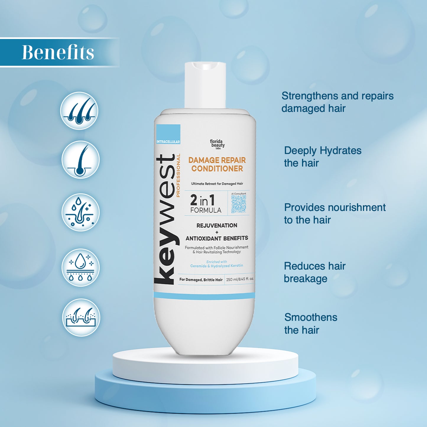 Keywest Professional Damage Repair Conditioner 250ml