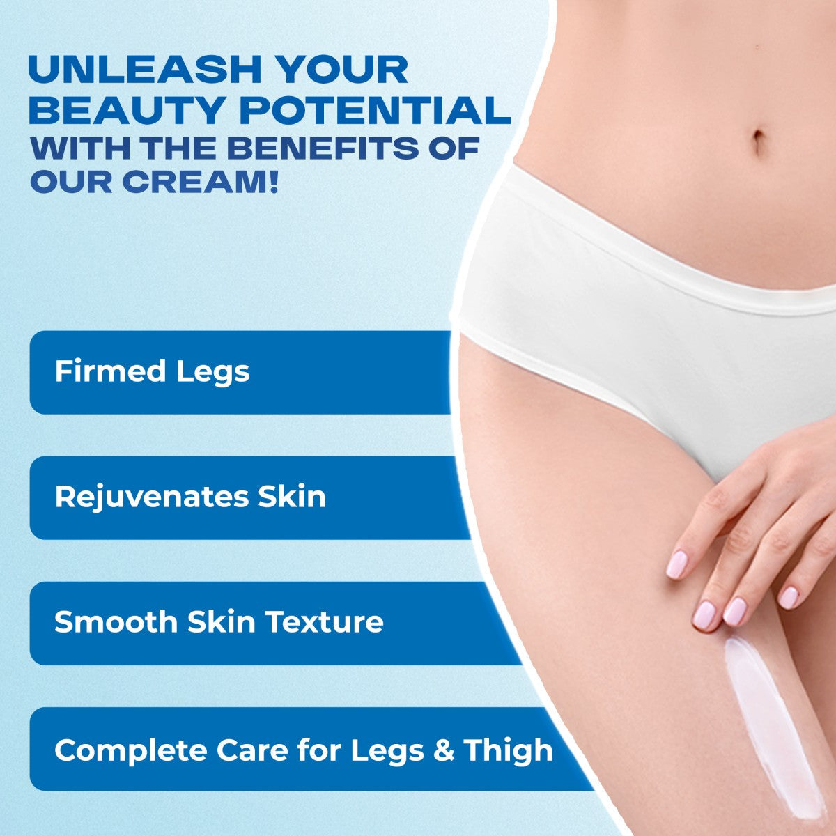 Clensta Smooth Me Legs And Thigh Cream (100 Ml)