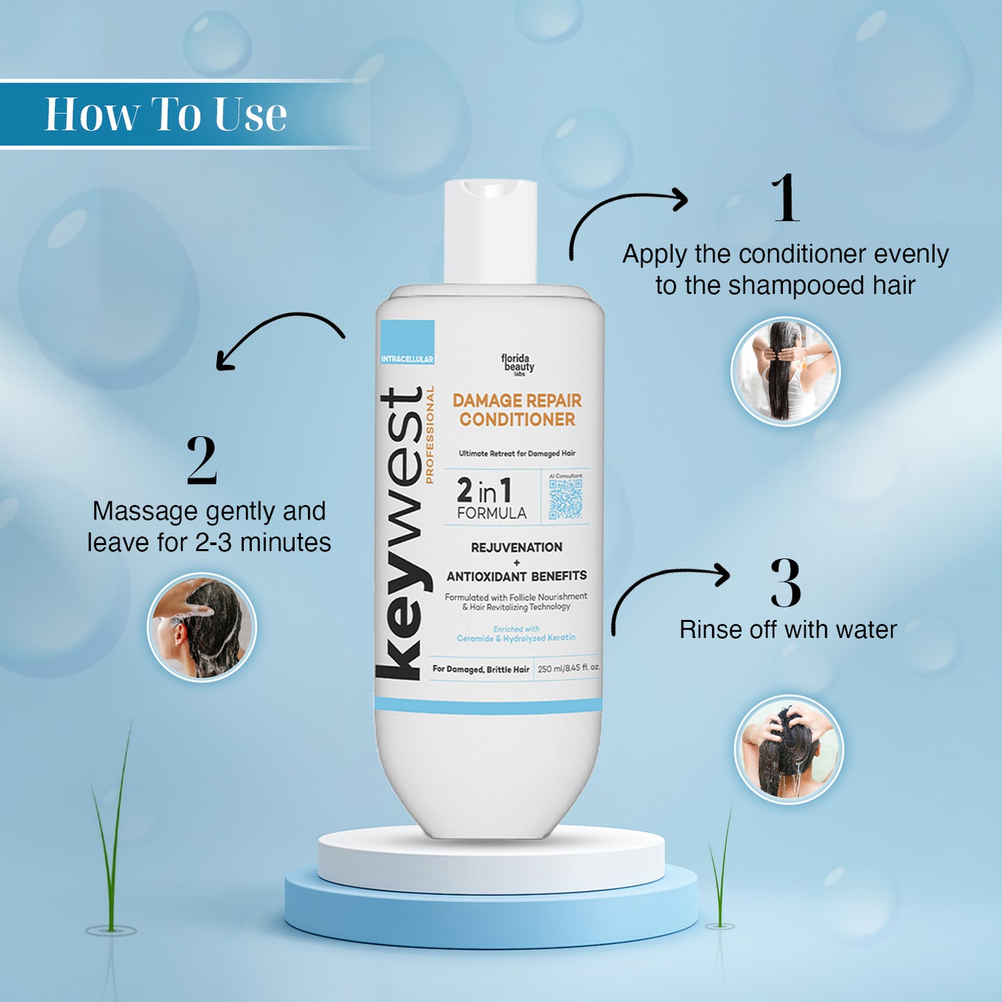 Keywest Professional Damage Repair Conditioner 250ml