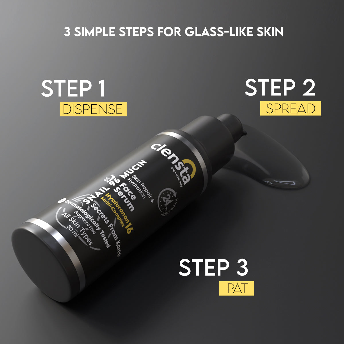 Clensta Clensta Snail 96 Mucin Face Serum 30Ml