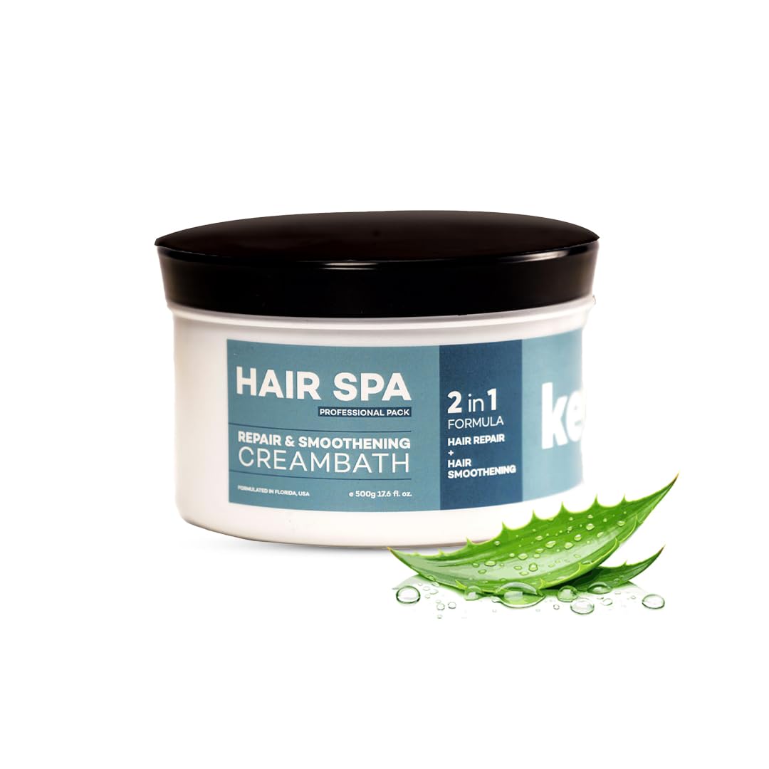 Keywest Professional Hair SPA Cream - 500gm |  Hair Repair + Hair Smoothening Creambath.