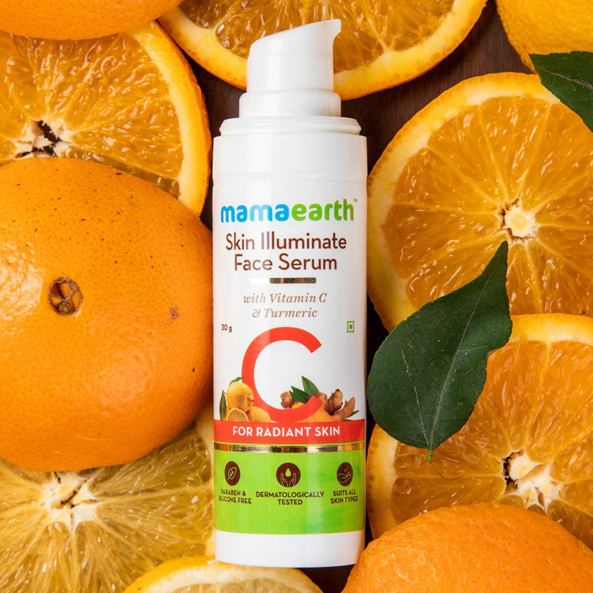 Mamaearth Skin Illuminate Vitamin C Face Serum 30g + Clensta Red Aloe Vera Under Eye Cream (15 Gm) | COMBO.