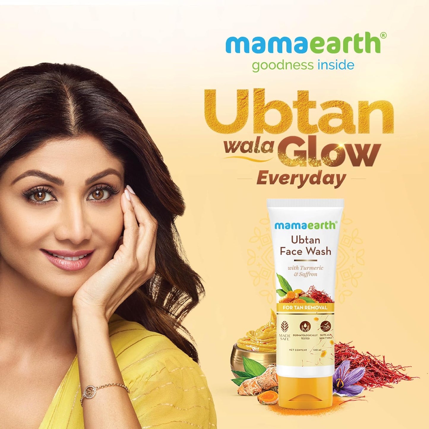 Mamaearth Ubtan Natural Face Wash 100 ml + Clensta Red Aloe Vera Hydrating Face Moisturizer (80 Ml) | COMBO