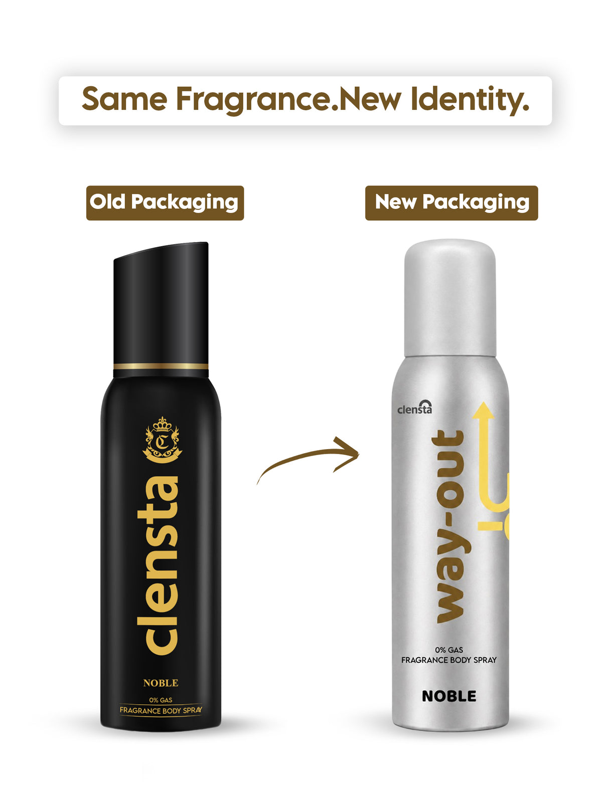 Clensta Noble 0% No Gas Deodorant for Men 150ml Body Spray Long Lasting | No Gas Deo for Men