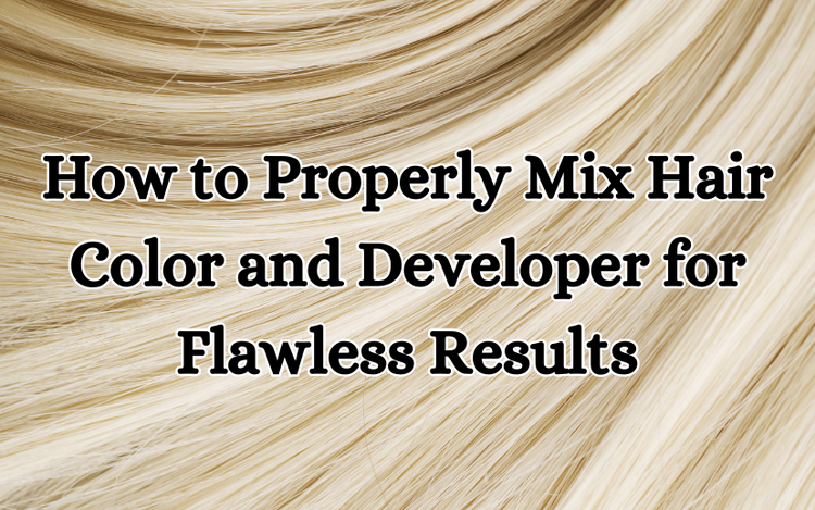 Color Vs Developer How to Properly Mix Hair Color and Developer for Flawless Results ...