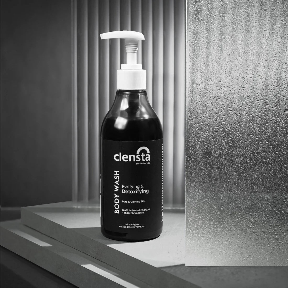 Mamaearth Vitamin C Oil-Free Moisturizer 80 g + Clensta Body Wash Purifying (275 Ml) | COMBO.