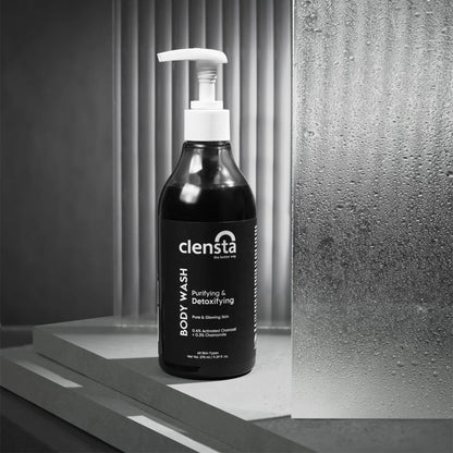 Mamaearth Vitamin C Oil-Free Moisturizer 80 g + Clensta Body Wash Purifying (275 Ml) | COMBO.