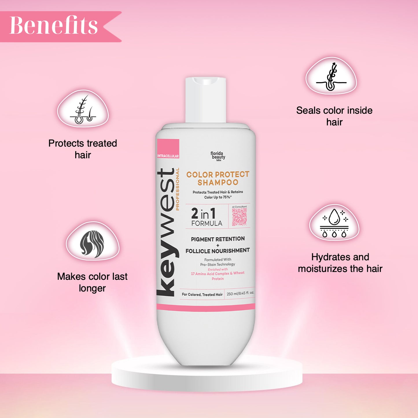 Keywest Professional Color Protect Shampoo 250ml