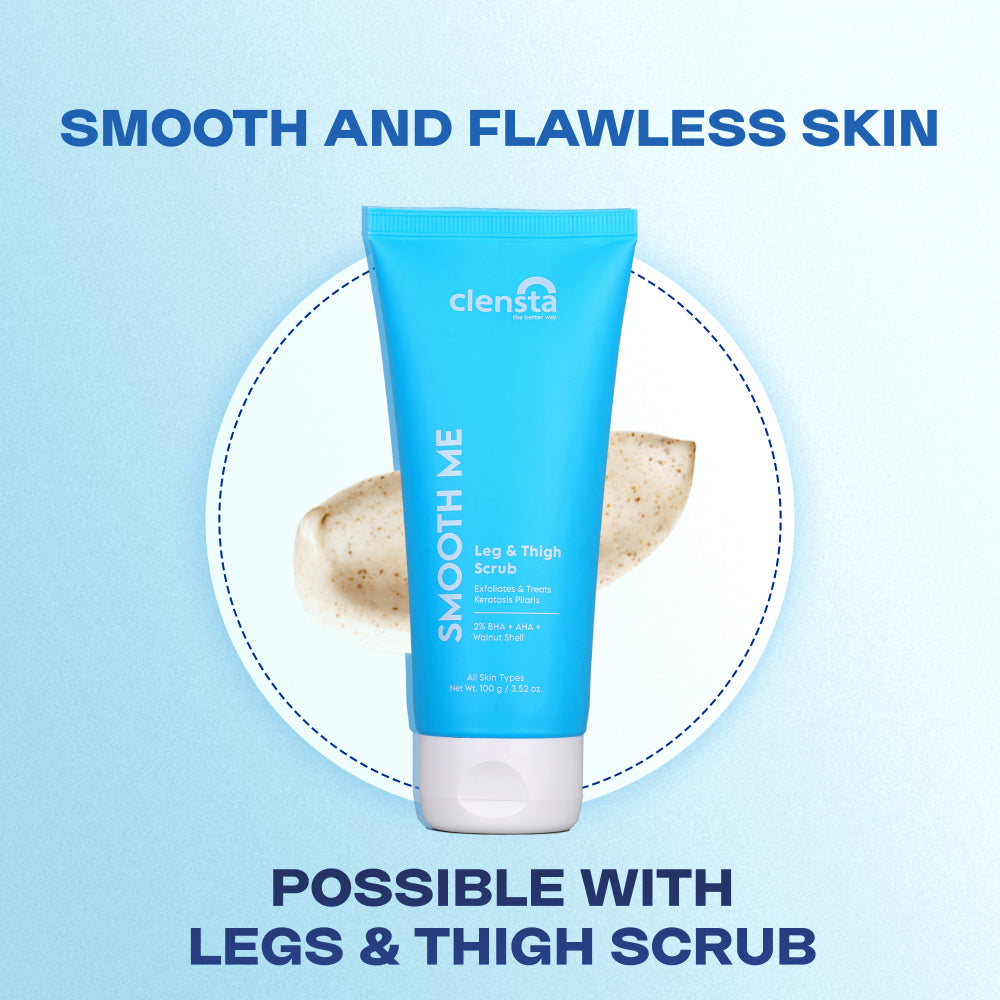 Clensta Smooth Me Legs And Thigh Scrub (100 Ml)