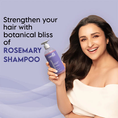 Mamaearth Rosemary Anti-Hair Fall Shampoo 250ml + Clensta Rosemary Hair Fall Control Shampoo - 300ML | COMBO.