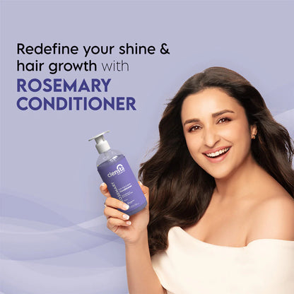 Mamaearth Rosemary Anti Hair Fall Shampoo 250ml + Clensta Rosemary Hair Fall Control Conditioner (200 Ml) | COMBO.