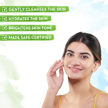Mamaearth Rice Water  Face Wash 100ml + Clensta Red Aloe Vera Daily Glow Sunscreen Spf 50 (50gm) | COMBO.