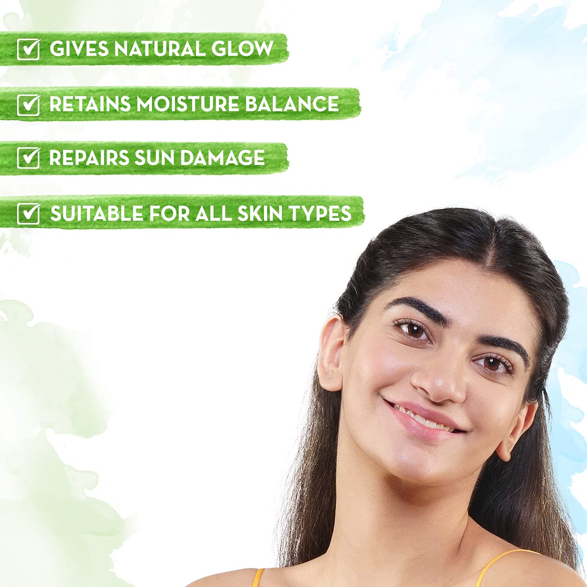 Mamaearth Ubtan Face Serum 30ml + Clensta Rosemary Hair Fall Control Mask 200gm | COMBO.