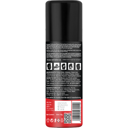 Keywest Professional Regular Pre Shaving Foam for Men, 50g