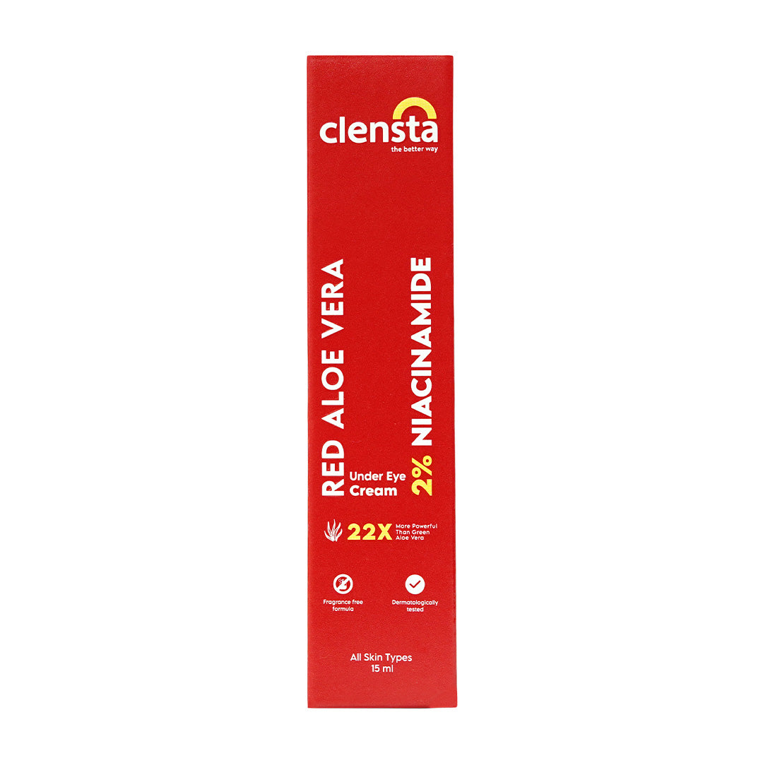 Clensta Red Aloe Vera Under Eye Cream (15 Gm)