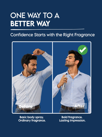 Clensta Majesty 0% No Gas Deodorant for Men 150ml Body Spray Long Lasting | No Gas Deo for Men
