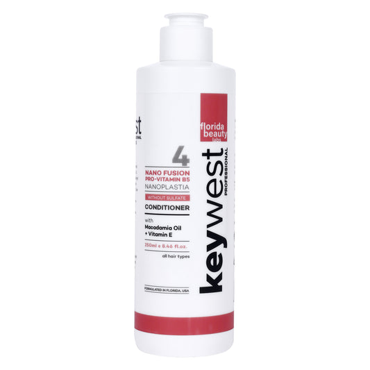 Keywest Professional Sulfate-free Conditioner with Macadamia oil and Vitamin E | Home care for Treated Hair | 250ml
