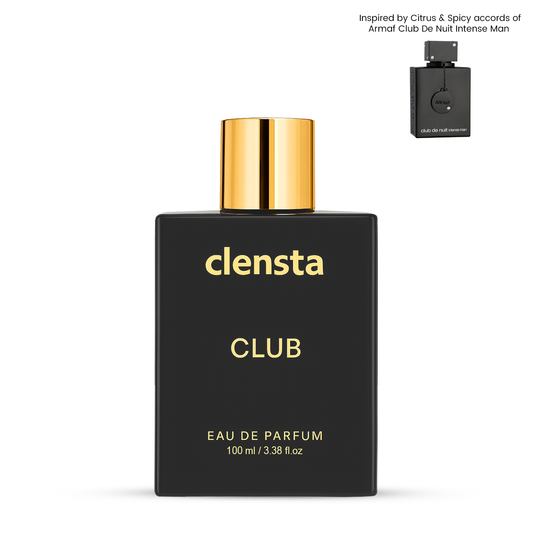 Clensta Club Perfume | Inspired by Citrus & Spicy accords of Armaf Club De Nuit Intense Man | For Men | EDP 100ml