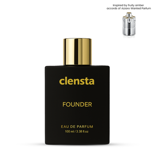 Clensta Founder Perfume | Inspired by fruity amber accords of Azzaro Wanted Parfum | For Men | EDP 100ml