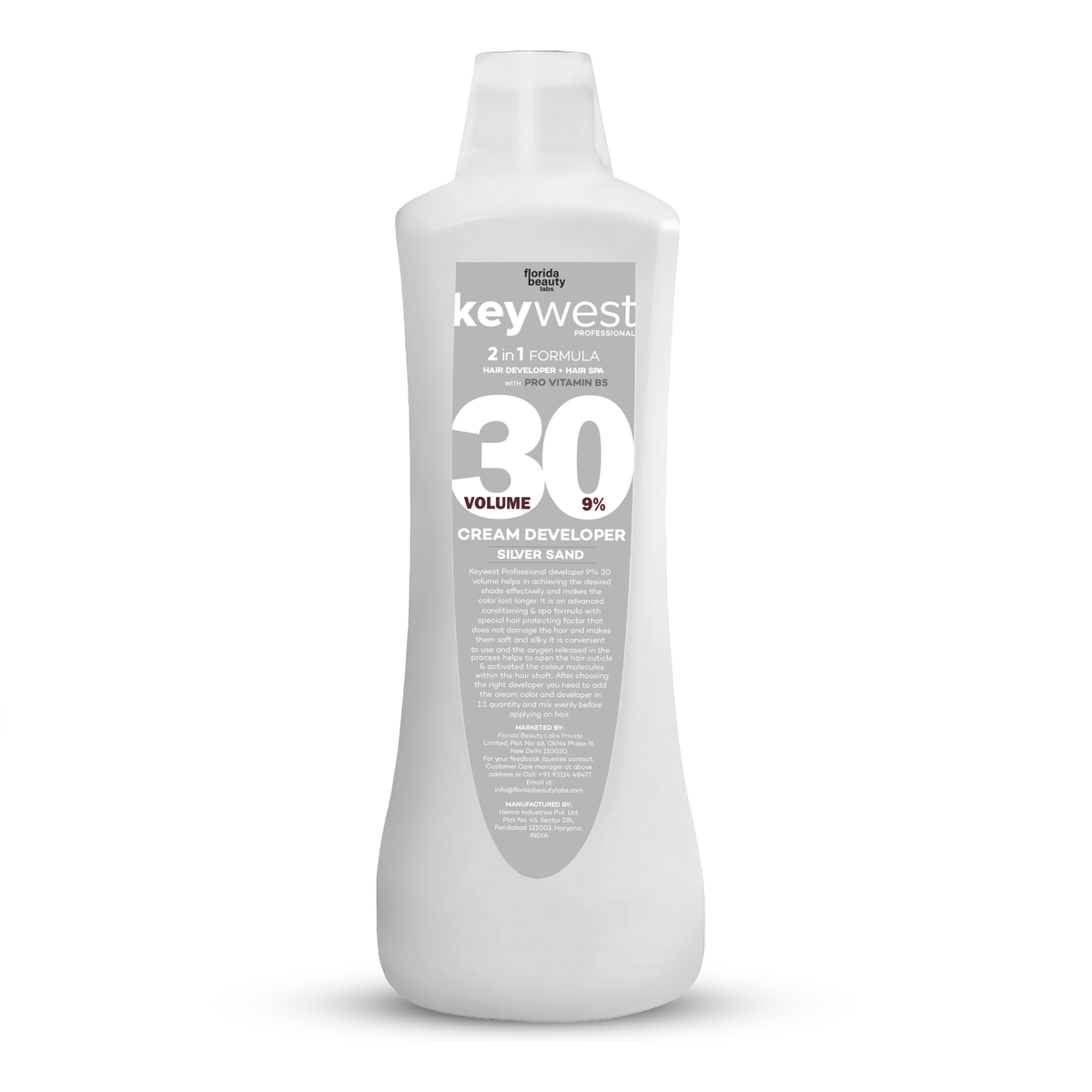 Developer 30vol Keywest Professional Silver Sand Developer 30 Vol 9% 1000ml – Shop ...